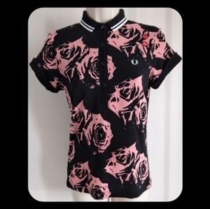 Fred Perry x Amy Winehouse Rose Print polo